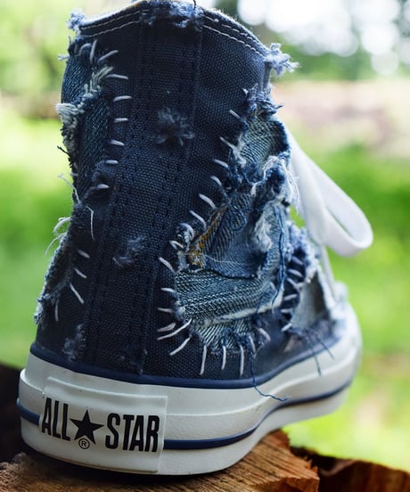 Denim Patchwork Embroidery Sneaker