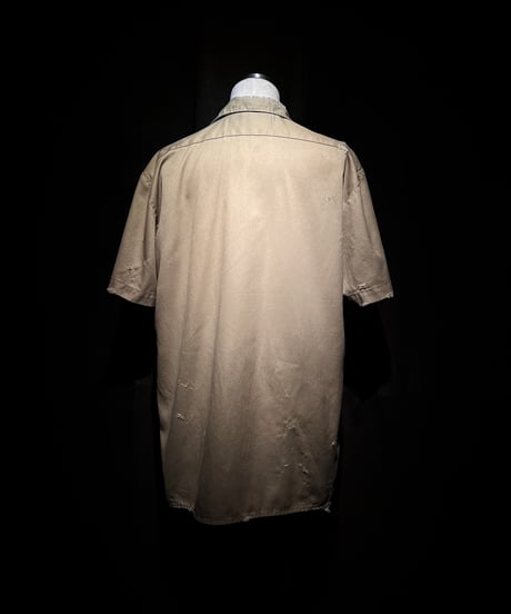 Hand-Painted Vintage damage Work Shirt