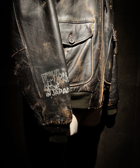 Vintage Leather flight jacket Type-A