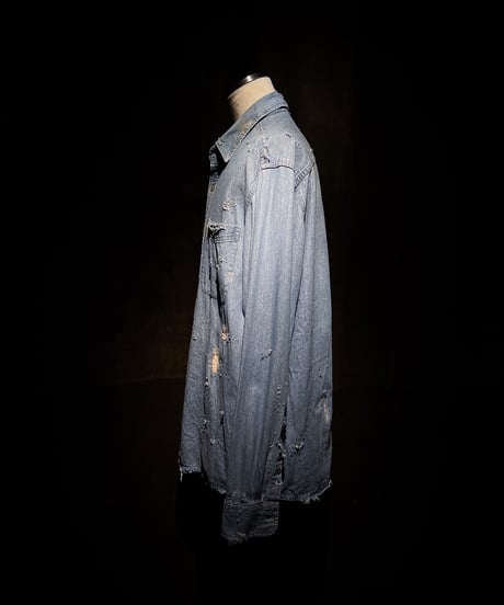 Vintage light blue denim shirt