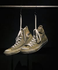 Discoloration Vintage High cut Sneaker Light brown
