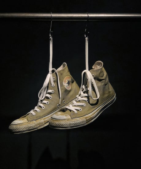 Discoloration Vintage High cut Sneaker Light brown