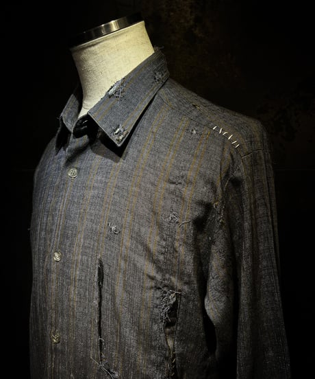 Vintage damage linen shirt