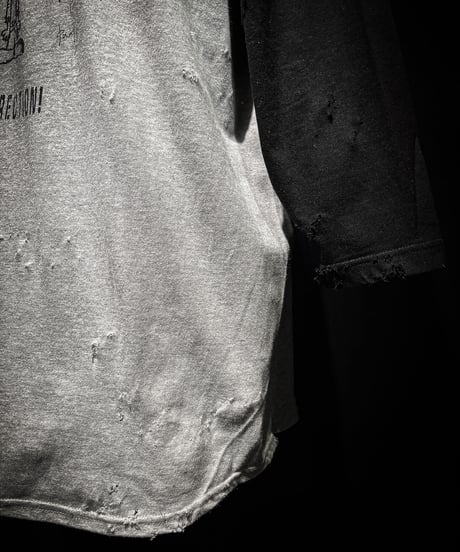 I THINK,,, character raglan  3/4 sleeve Tee