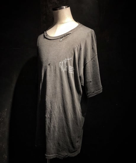Cactus and axe T-shirt OLD BLACK