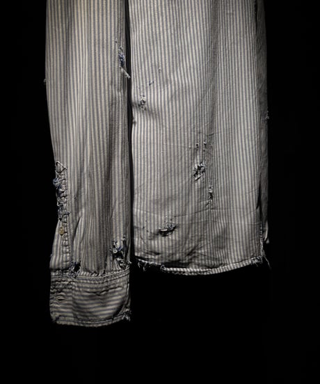 Vintage damage stripe shirt