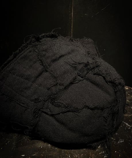 Linen patchwork bucket hat