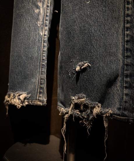 VIntage hard damage denim pants