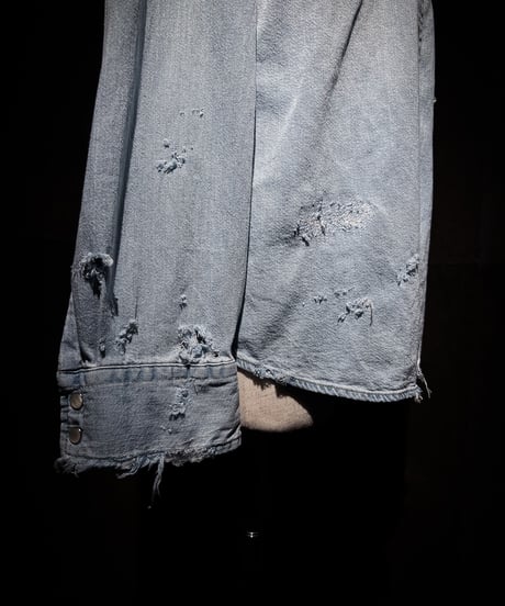 Vintage Wash Western Denim Shirt