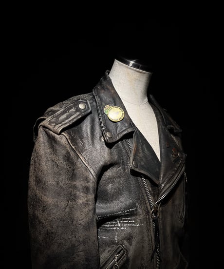 Eclipsed Heritage Reconstructed Vintage Leather Jacket