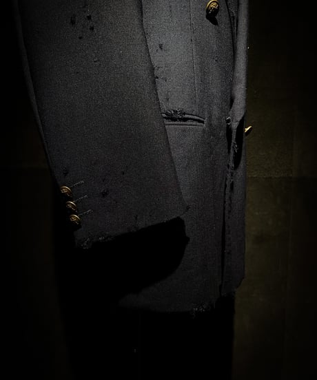 Vintage damage Navy blazer jacket