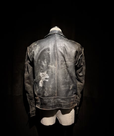 Eclipsed Heritage Reconstructed Vintage Leather Jacket