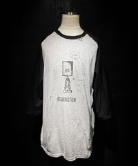 I THINK,,, character raglan  3/4 sleeve Tee