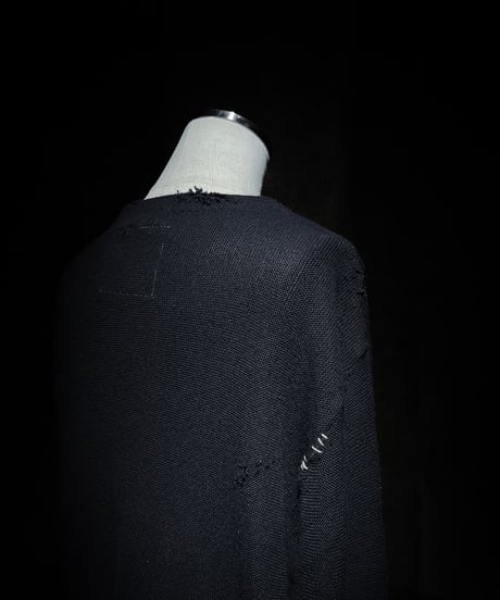 Vintage damage knit cardigan