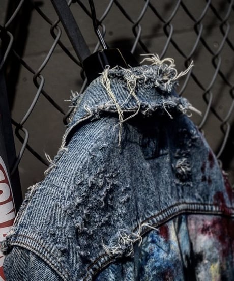 Graffiti Art Denim Jacket "Artist"