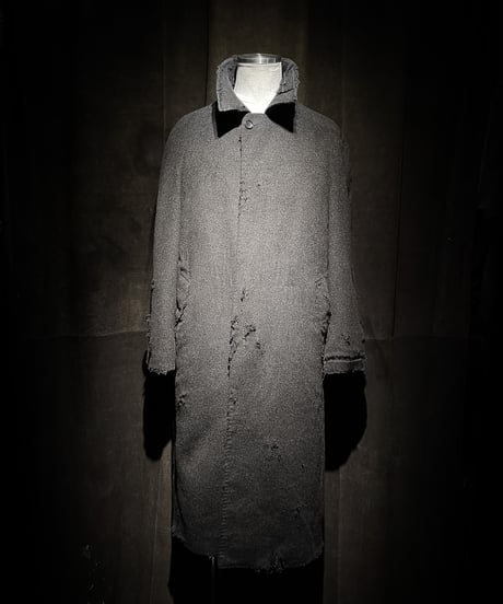 Pure Cashmere Black Long Vintage Coat