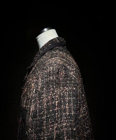 French Reconstructed Tweed Work Jacket