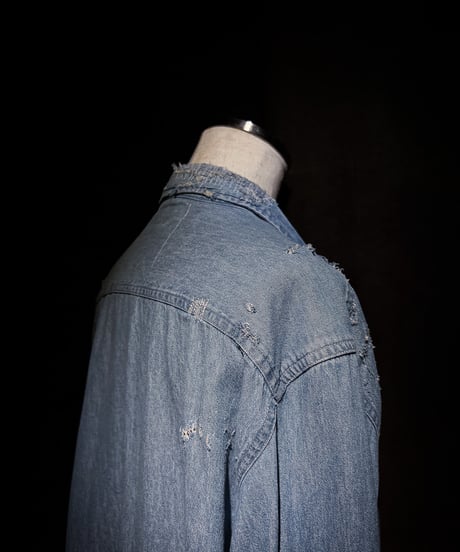 Vintage light blue denim shirt