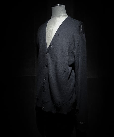 Vintage damage knit cardigan