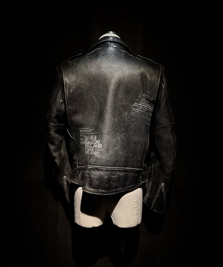 Vintage Leather Biker Custom Double Riders Jacket