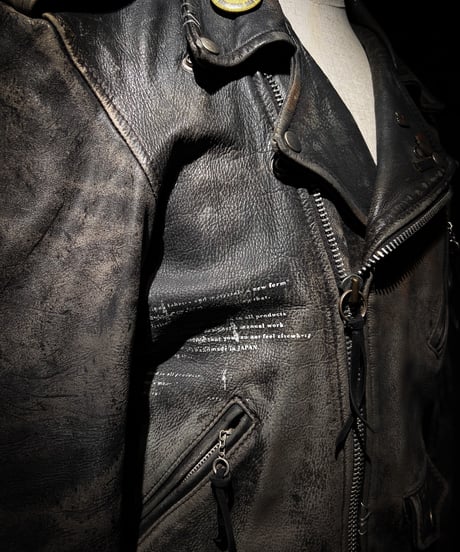Eclipsed Heritage Reconstructed Vintage Leather Jacket