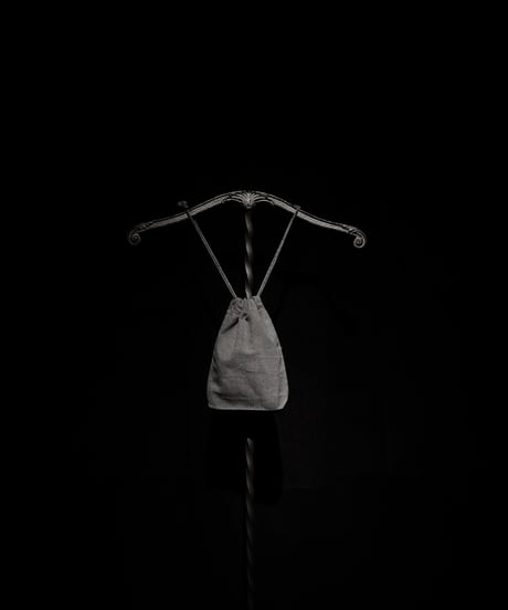 10th Anniversary Limited dye Drawstring bag  [Old Black]