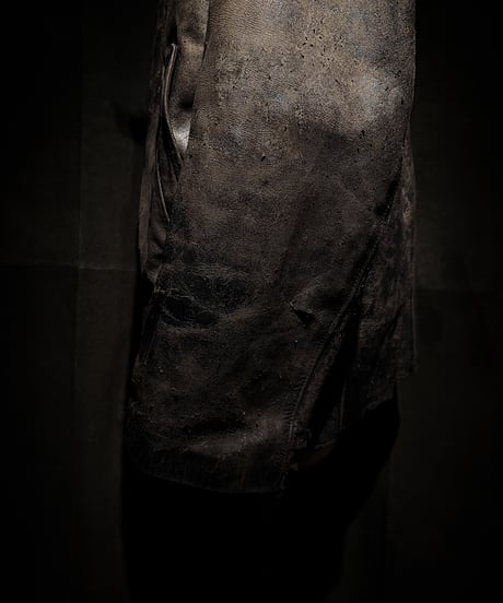 1940-1950's French Fireman Leather Jacket