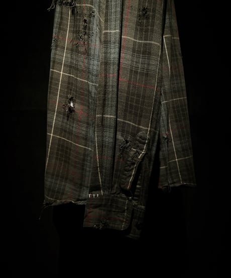 50/50 Split Rebuild Vintage Denim/Flannel Shirt