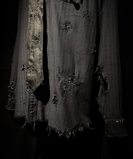 Vintage damage Paisley Tie