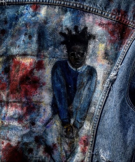 Graffiti Art Denim Jacket "Artist"