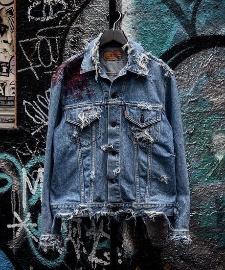 Graffiti Art Denim Jacket "Artist"