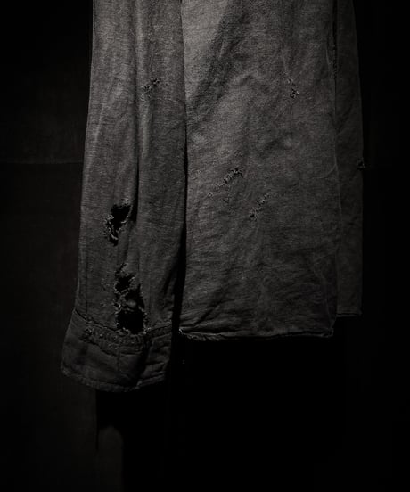 Garment-Dyed Distressed Vintage Shirt
