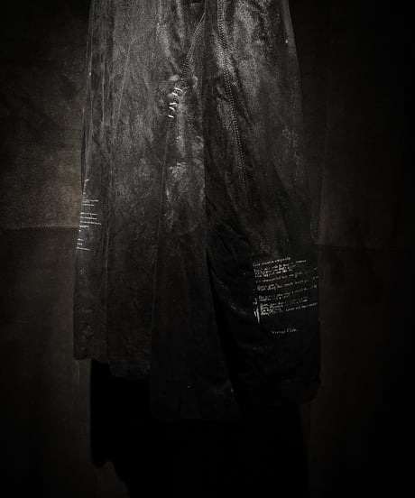 Euro vintage Reconstructed Suede Double-Breasted Coat