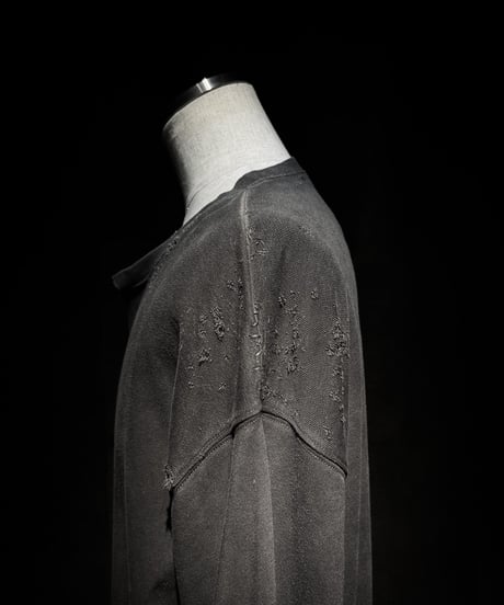 [Dye] Vintage damage LOOK SHARP! sweat shirt