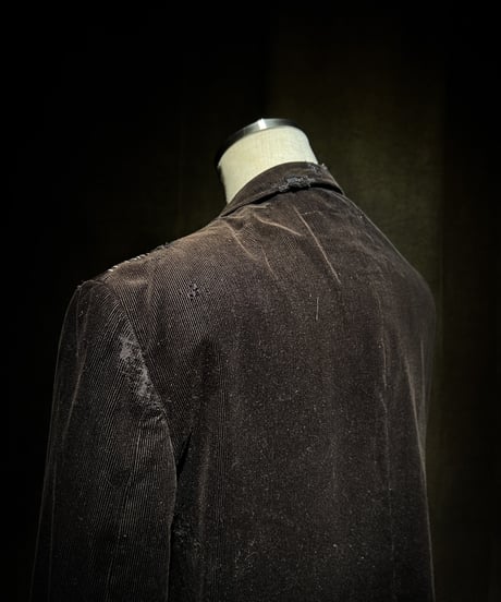 Convertible Button Corduroy Tailored Jacket