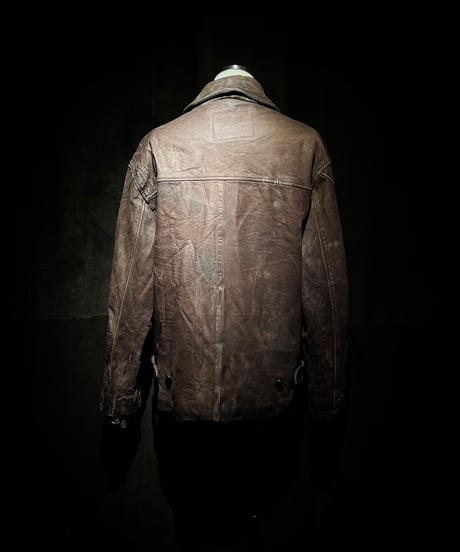 Rust Relic Reconstructed Vintage Leather Work Jacket