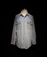 Vintage Wash Western Denim Shirt