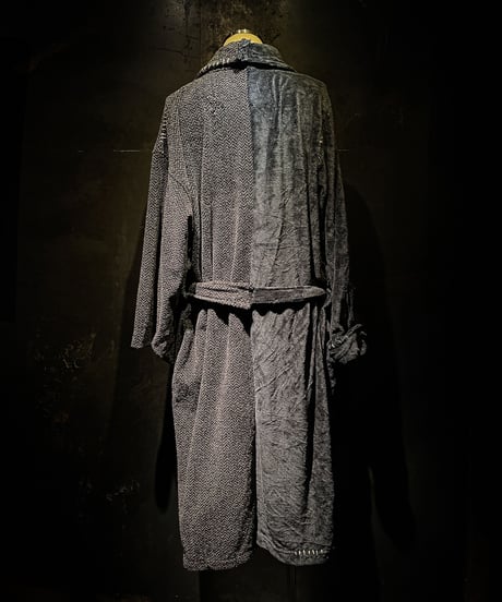 Different fabric vintage gown coat