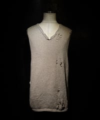 Vintage damage Knit vest