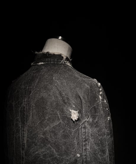 Vintage damage coverall jacket