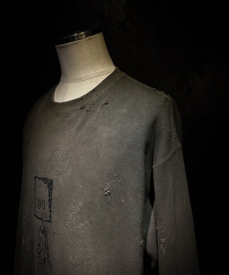 [Dye] I THINK,,, character sweat shirt