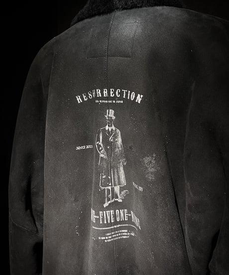 Vintage Shearling  Custom Mouton Leather Coat