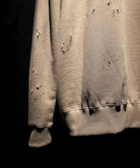 I THINK,,, character sweat shirt (SAND BEIGE)