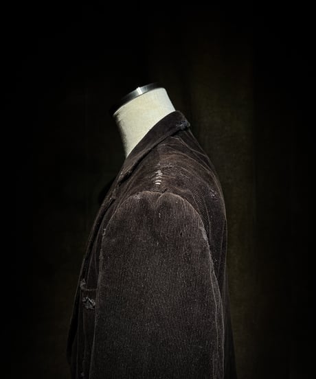 Convertible Button Corduroy Tailored Jacket