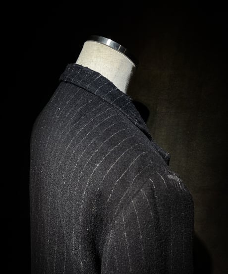 Vintage Wool Cashmere Stripe Jacket