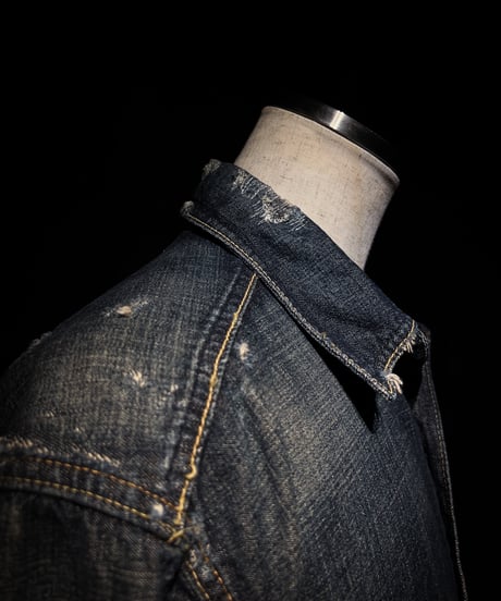 Vintage Faded Indigo Western Shirt