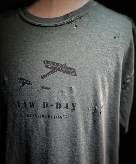 AAW D-DAY TEE (OLD GREEN)