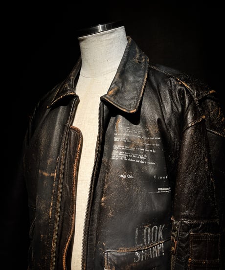 Vintage Leather flight jacket Type-A