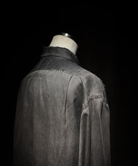 [Dye] Vintage damage dress shirt