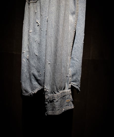 50/50 Split Rebuild Vintage Denim/Denim Shirt